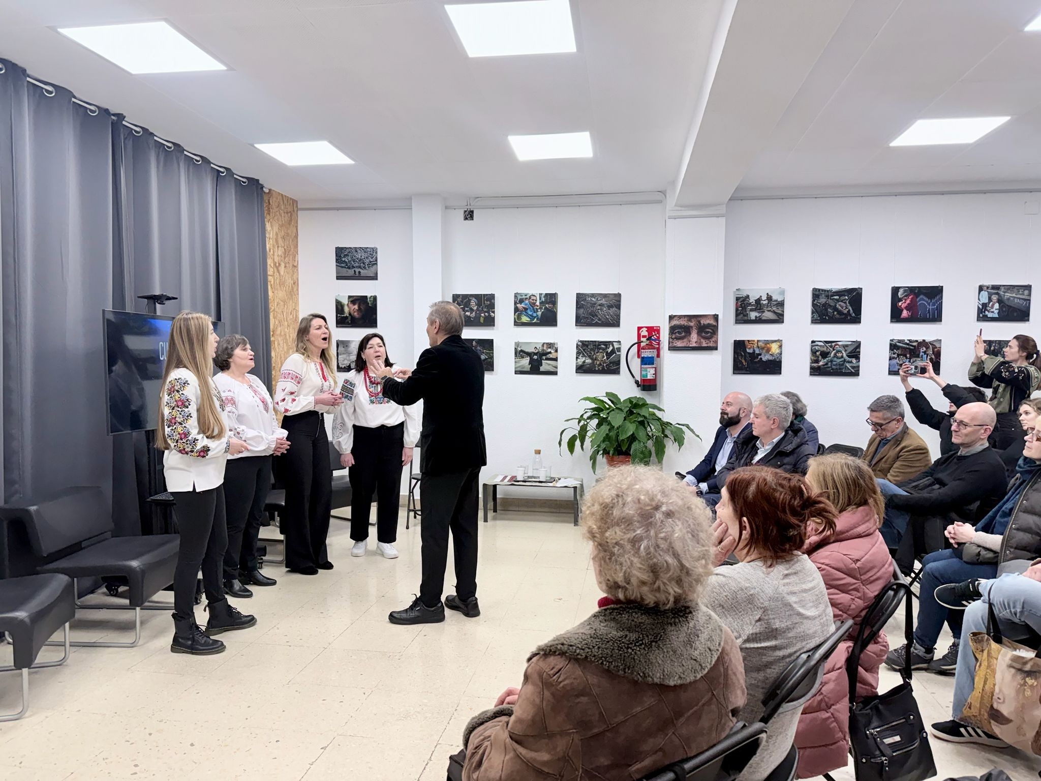 Exposición sobre la guerra en Ucrania en Bilbao