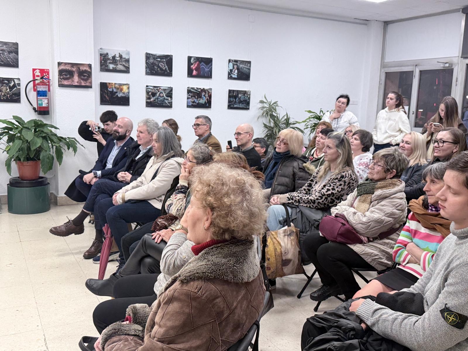 Exposición sobre la guerra en Ucrania en Bilbao
